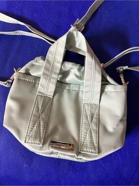 PINK Victoria’s Secret Compact Mint Green Mini Tote Crossbody Handbag -Brand New